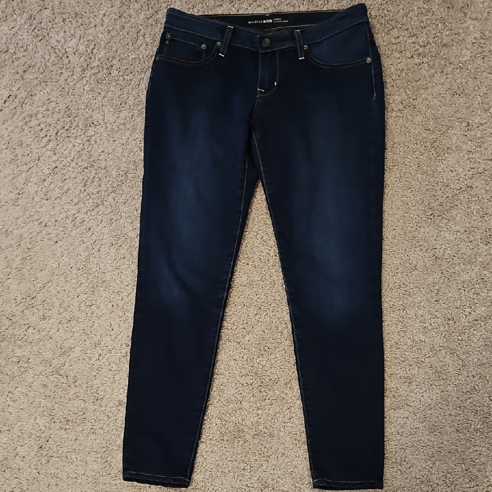1974 Big Star Dark Blue Denim EMMA Skinny Jeggings - Size 30